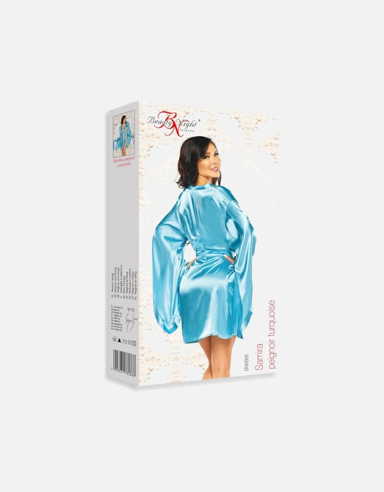 BN6666 Samira Peignoir Turquoise Women - Default Title Nightwear