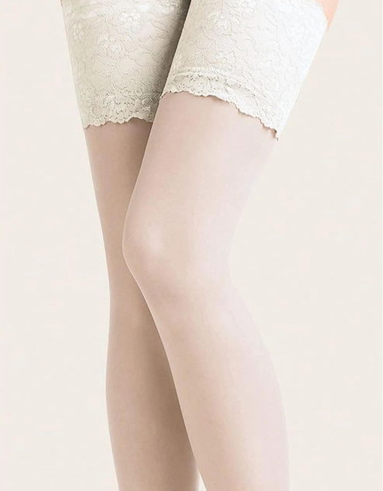 Lace hosiery by Women - White