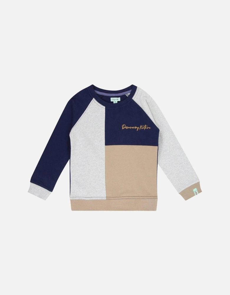 Boys Colour Block Sweatshirt - Multi