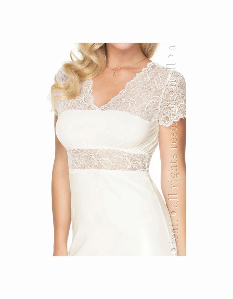 Lace nightwear by Women - Cream