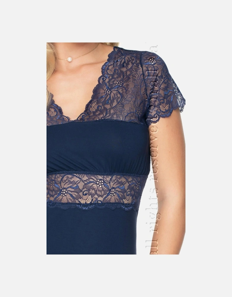 Lace nightwear by Women - Navy Blue