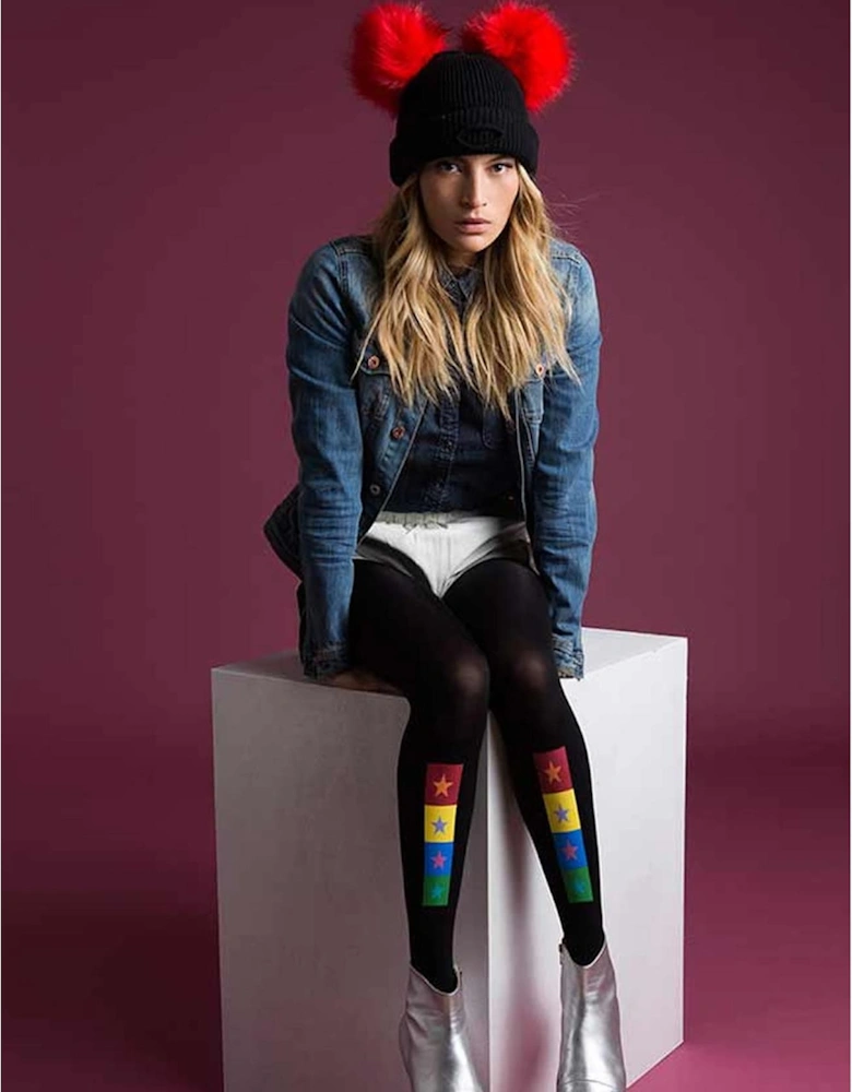 Hosiery by Women - Blackmulticolour Hosiery