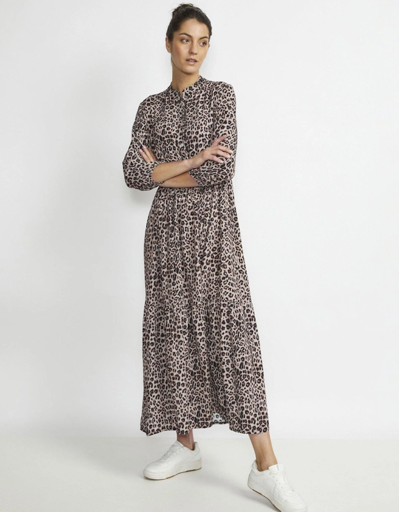 Alora Long Dress - Brown