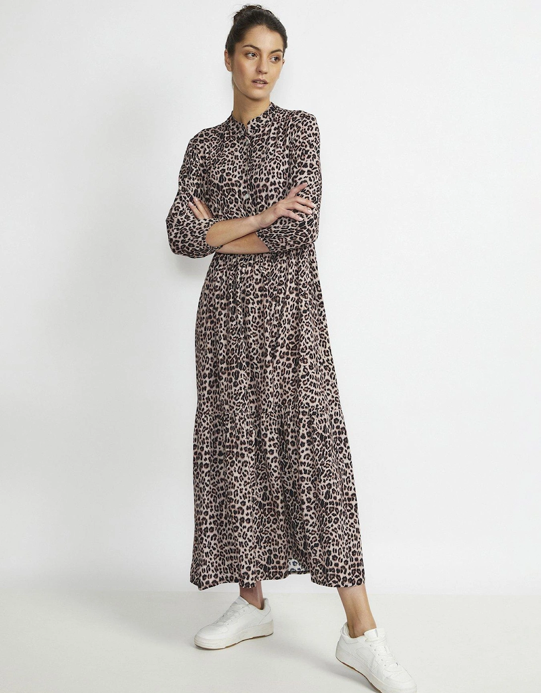 Alora Long Dress - Brown, 2 of 1