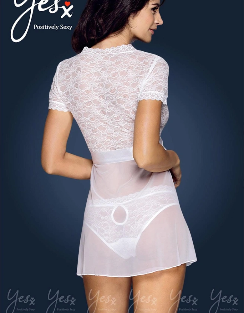 Mesh nightwear Lace by Women - White