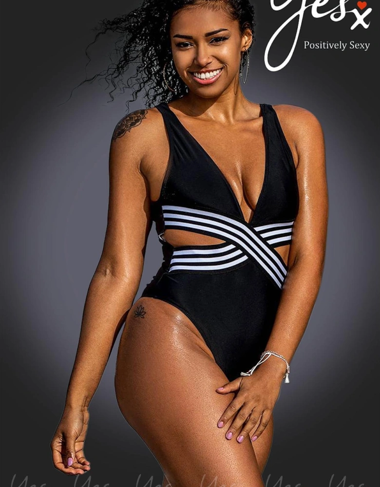 Luxury Bra Satin by Women - Black Swimwear
