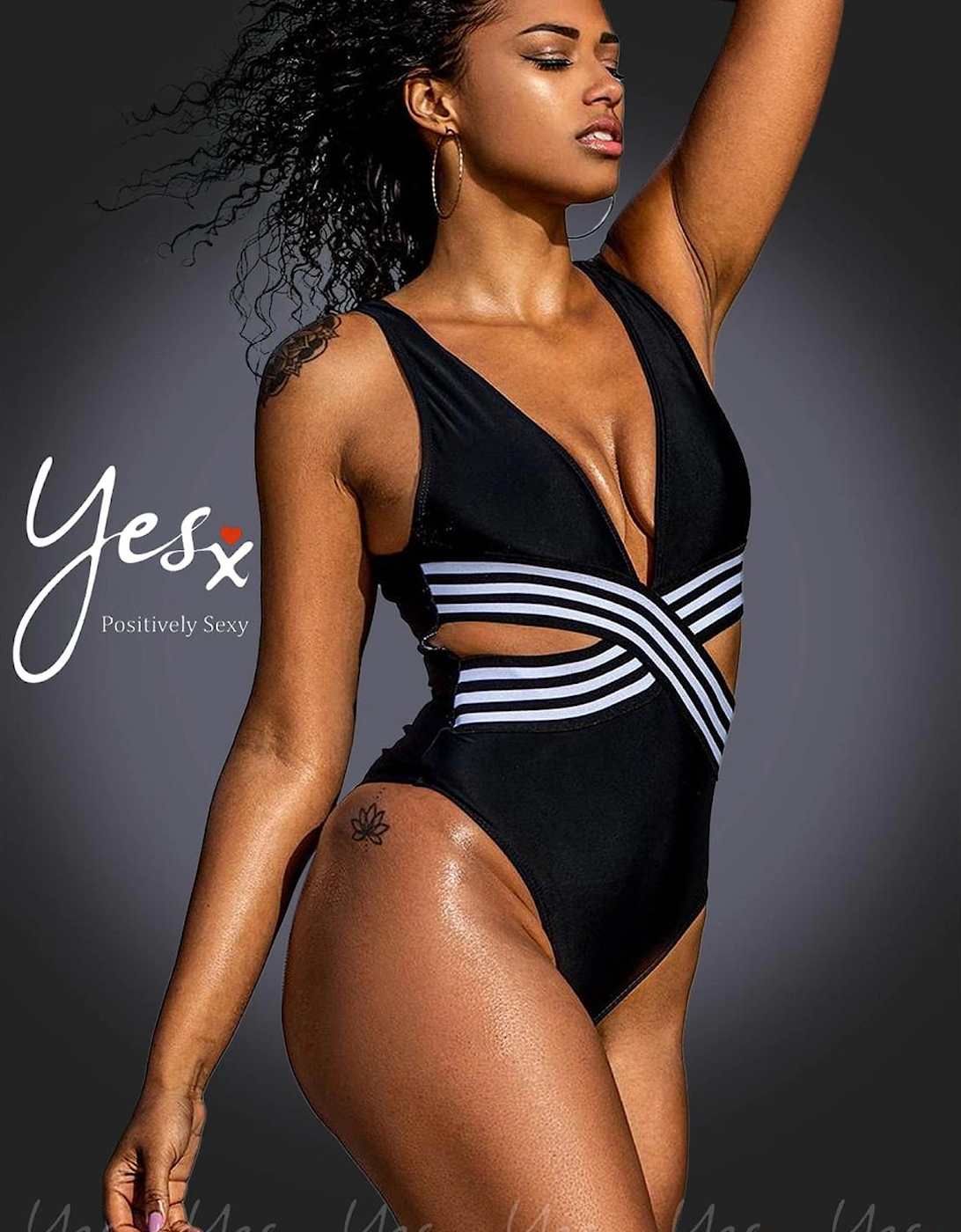 Luxury Bra Satin by Women - Black Swimwear