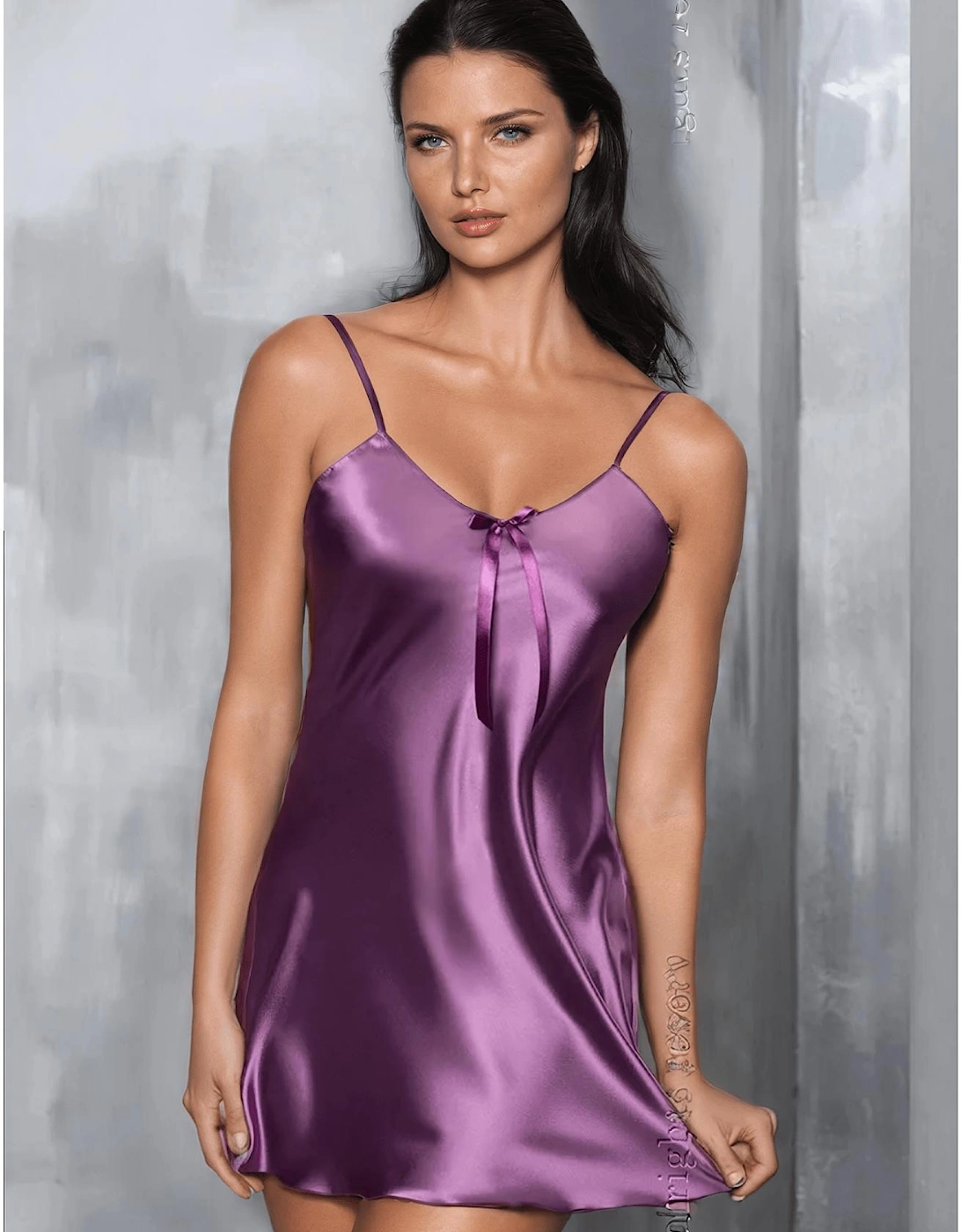 Satin nightwear by Women - Purple, 2 of 1