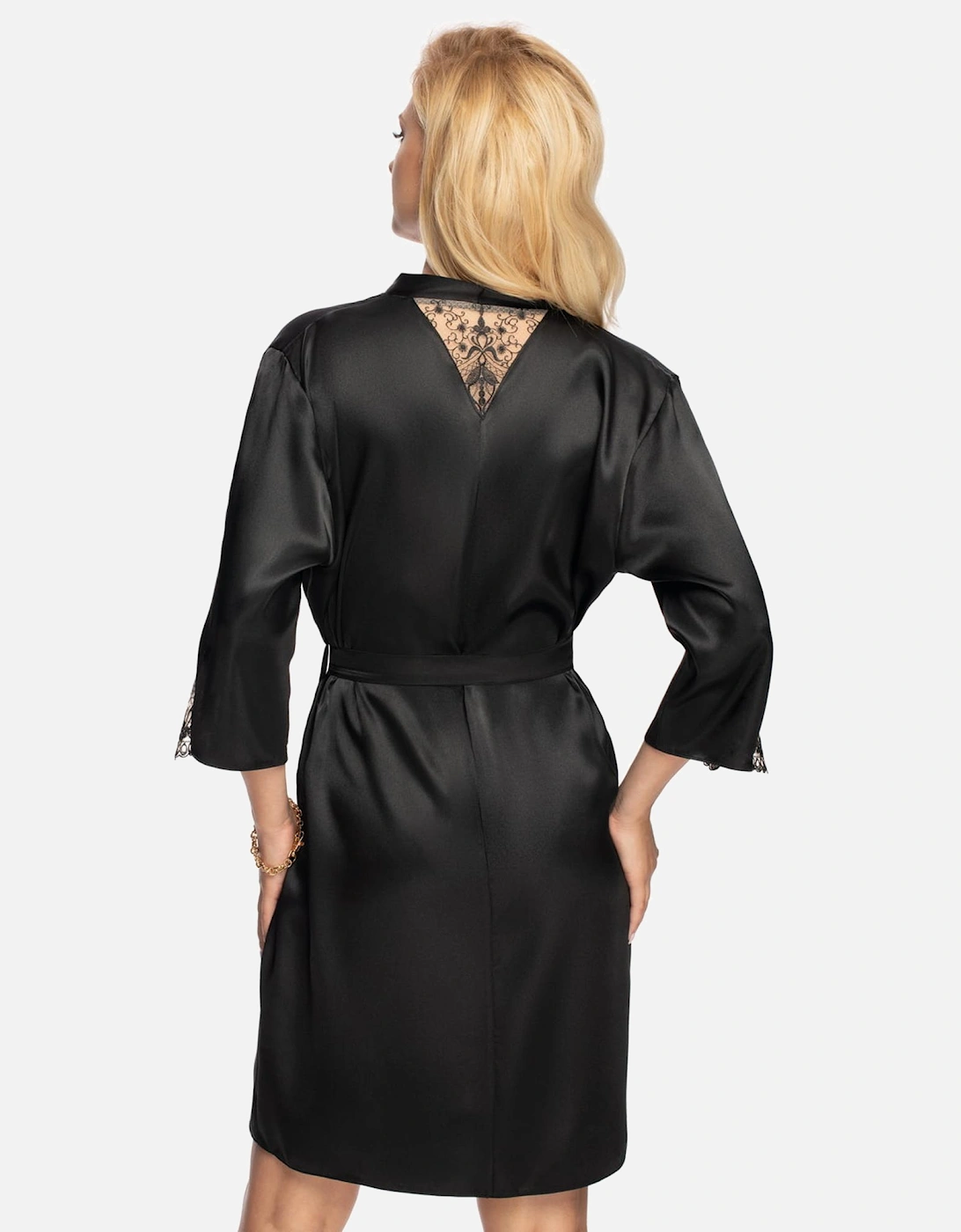 Satin nightwear by Women - Black