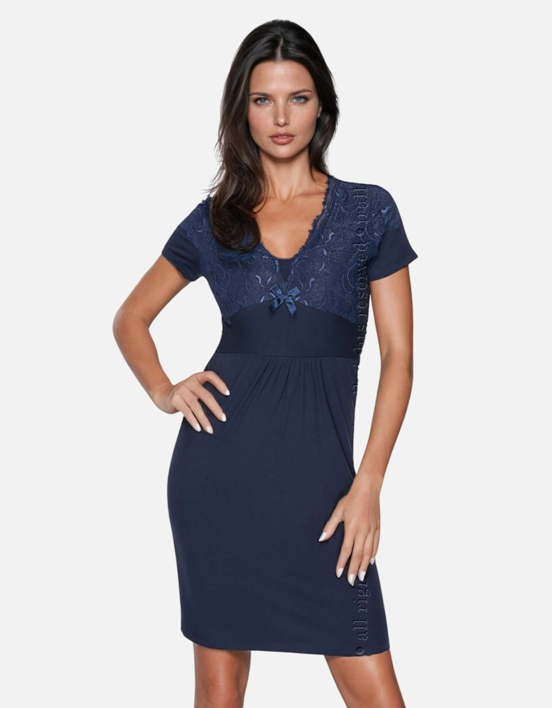 Satin nightwear Lace by Women - Blue