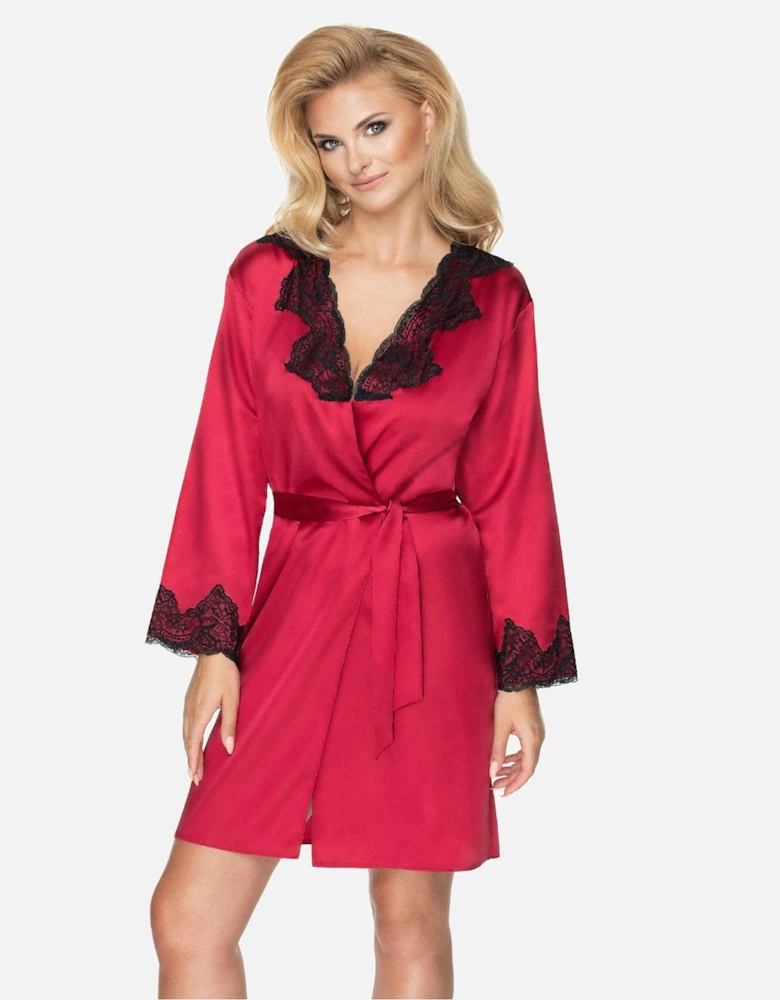 Satin nightwear Lace by Women - Red