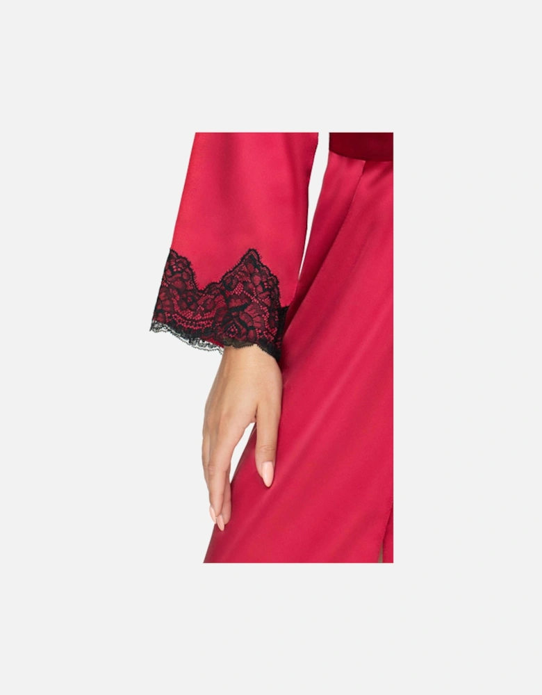 Satin nightwear Lace by Women - Red