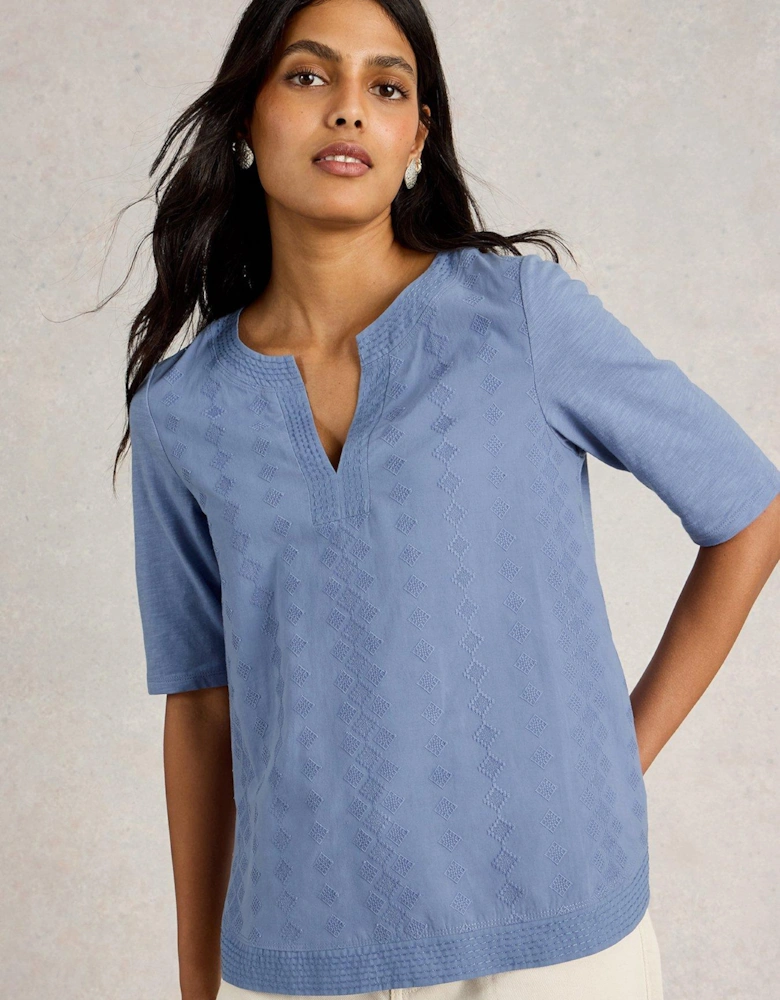 Weaver Notch Neck Top