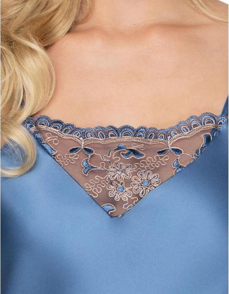 Satin nightwear by Women - Azure