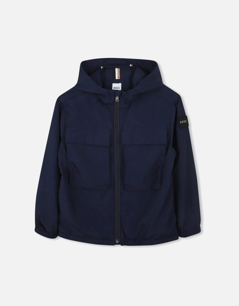 Boss Kids Windbreaker Navy