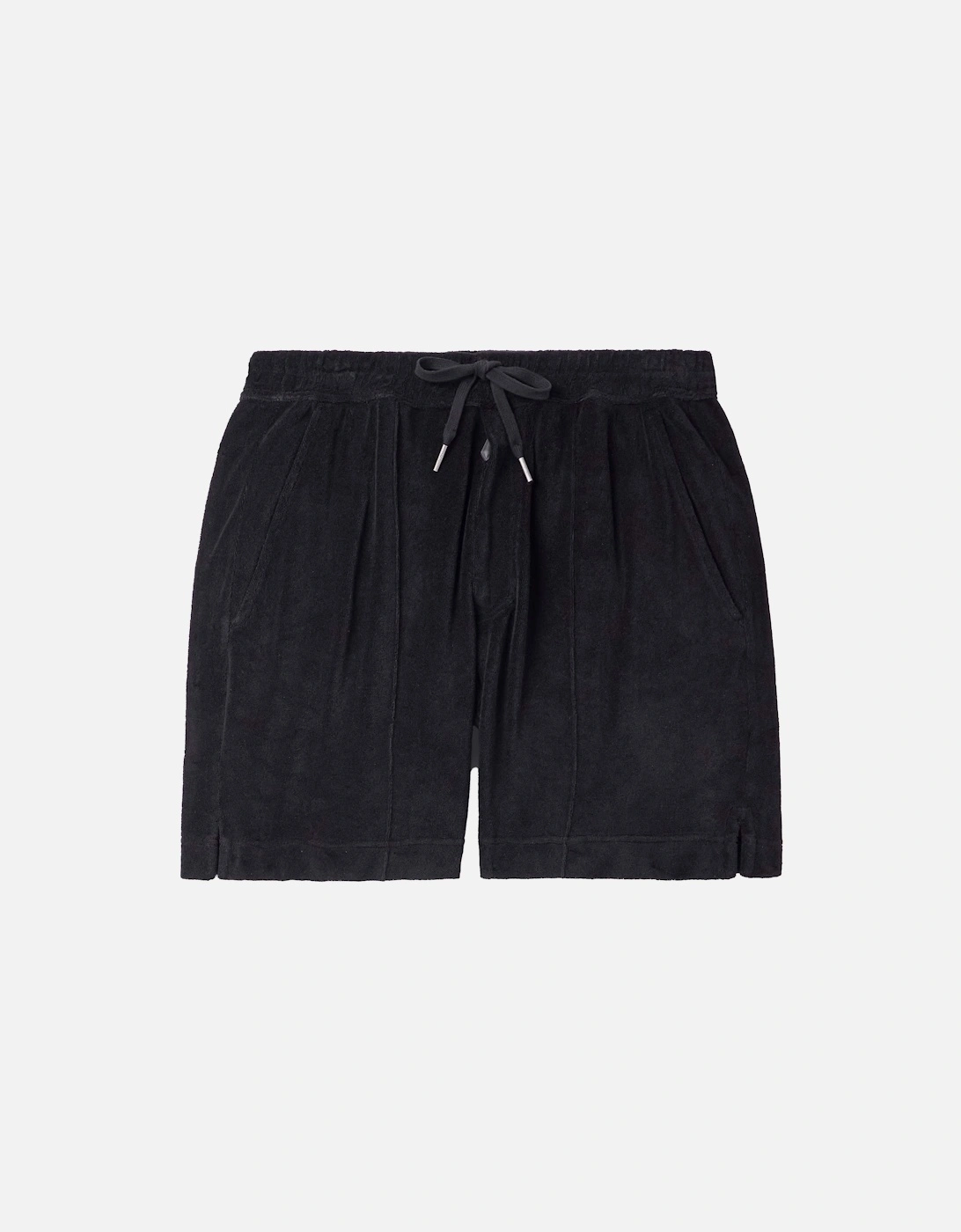 Luxury Towelling Shorts Black, 7 of 6