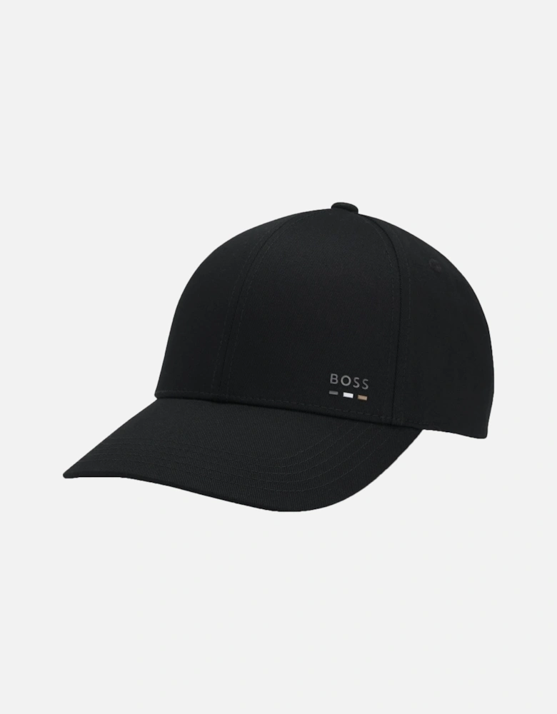 Boss Zed-stripe Baseball Cap Black