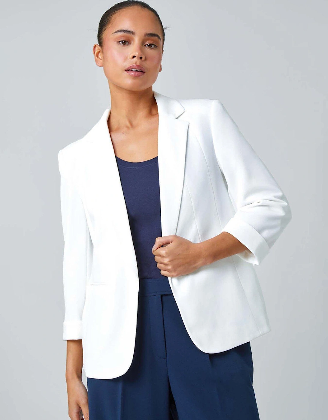 Petite Classic Stretch Blazer, 2 of 1