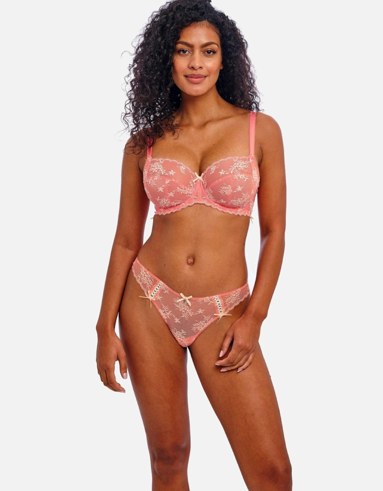 Offbeat Decadence Underwired Side Support Bra - Pink