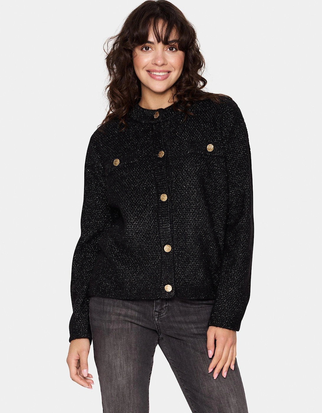 Isela Cardigan - Black, 2 of 1