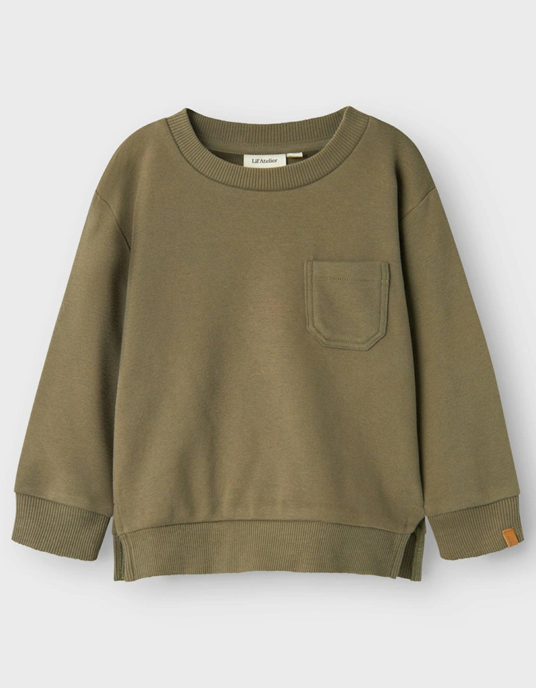 Mini Boys Pocket Sweat Top - Kalamata