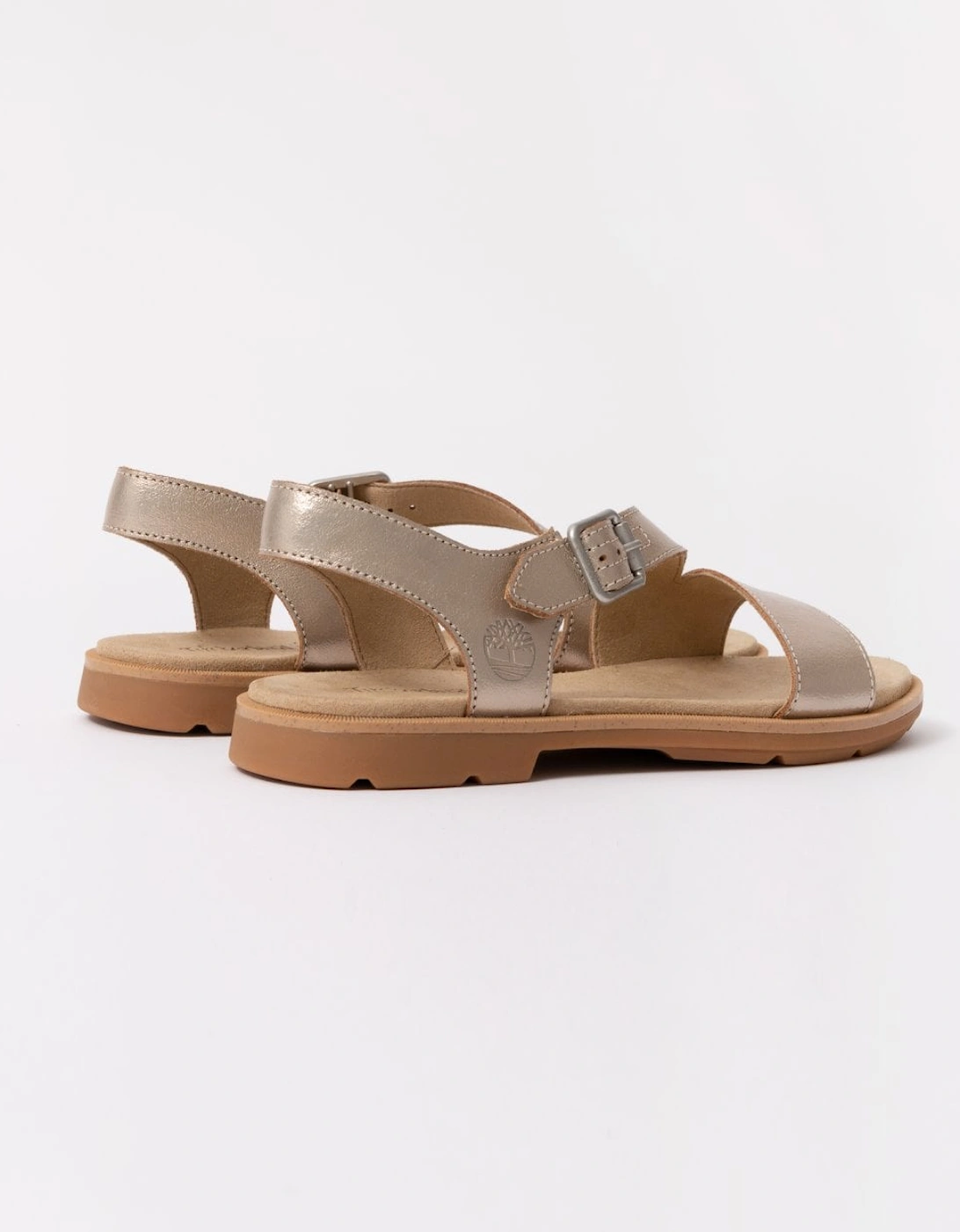 Calista Bay Metallic Womens Backstrap Sandal