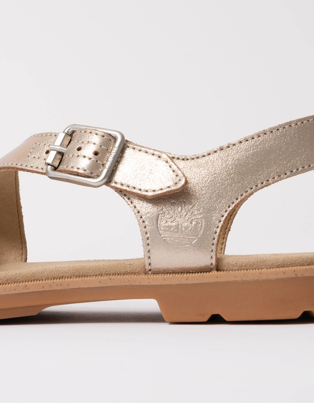 Calista Bay Metallic Womens Backstrap Sandal