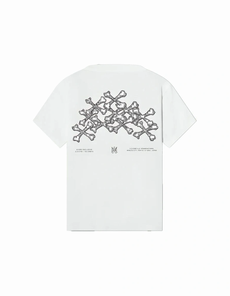 Exclusive Bones Printed T-Shirt in White