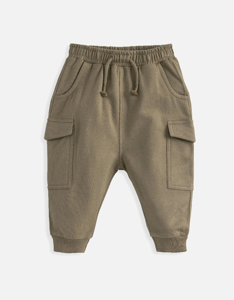 Baby Boys Utility Joggers - Beige