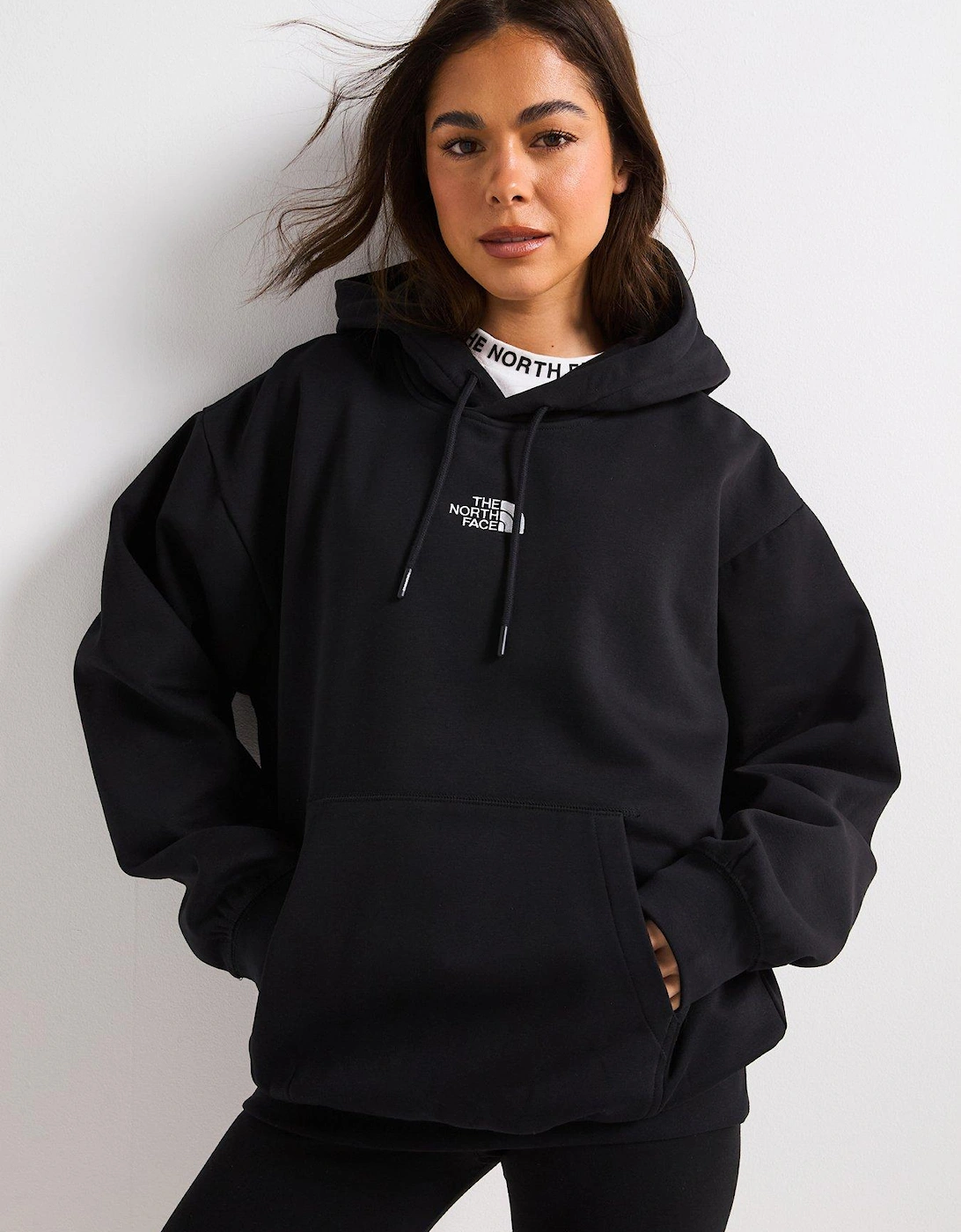 Women's Essential Oversize Hoodie - Black, 2 of 1