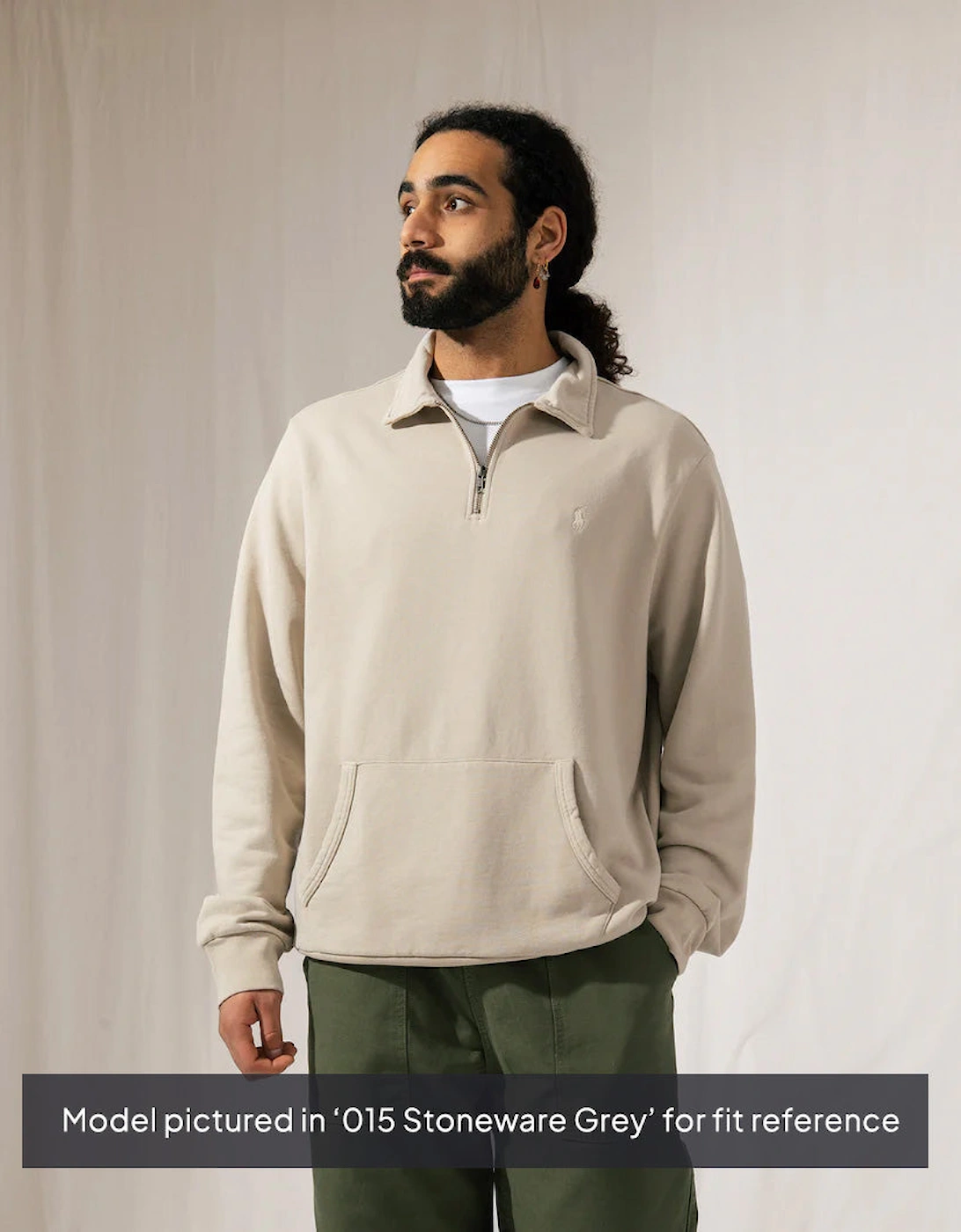 Quarter Zip Loopback Terry Sweatshirt