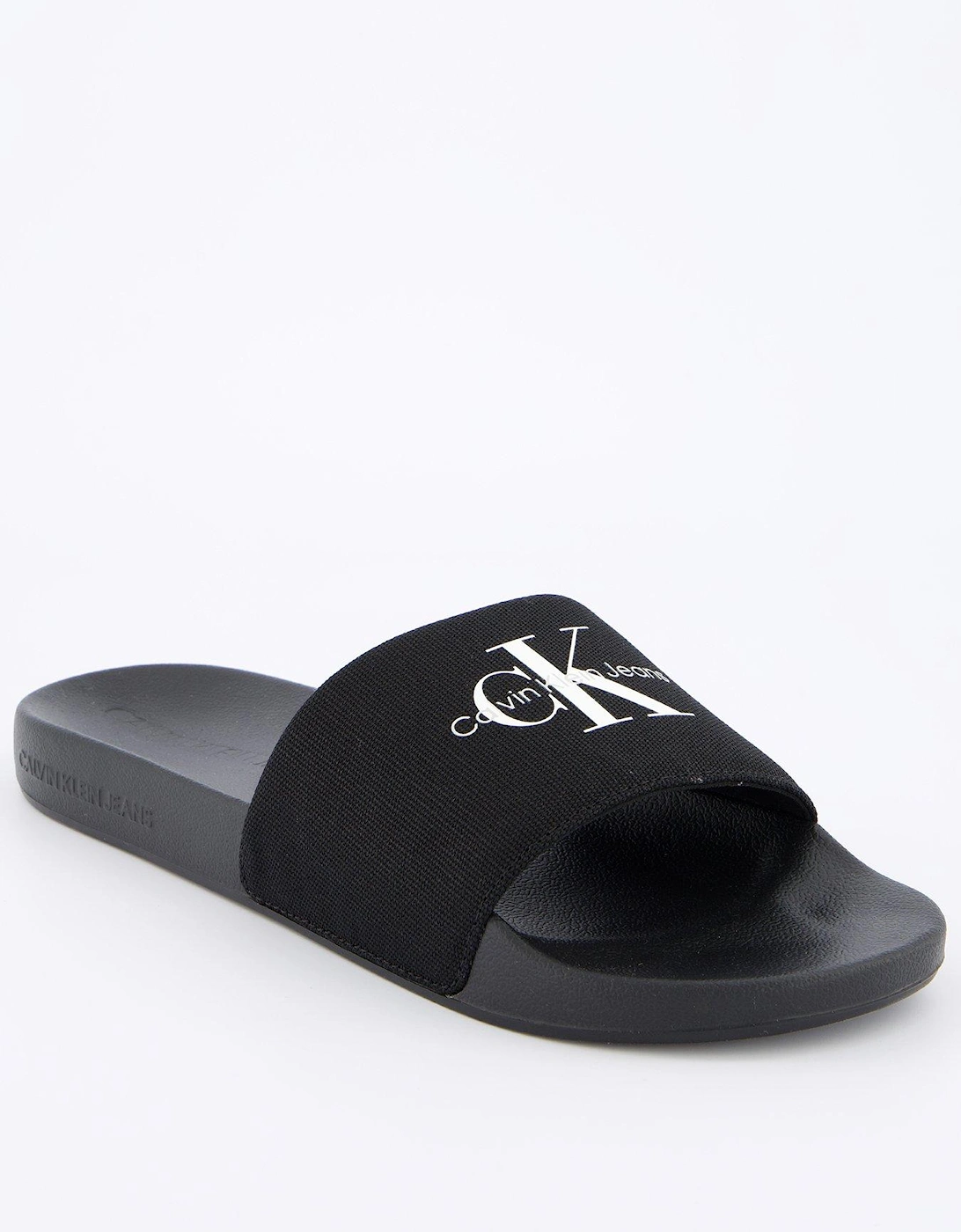 Monogram Logo Canvas Slide - Black, 2 of 1