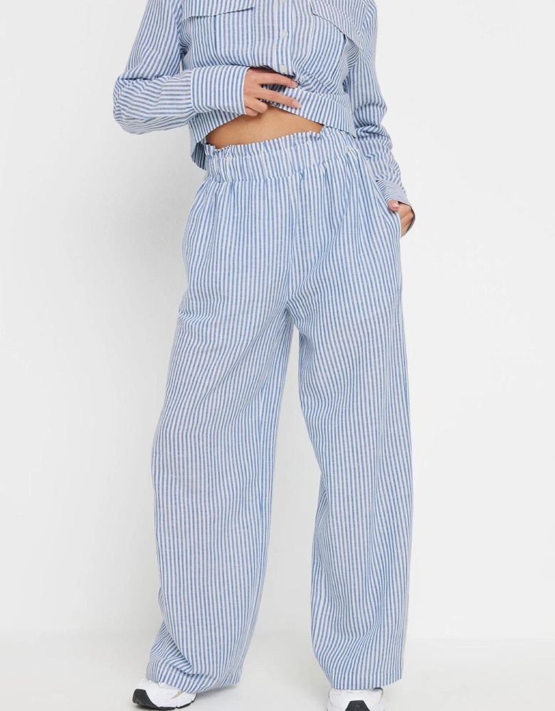 Stripe Wide Leg Trouser