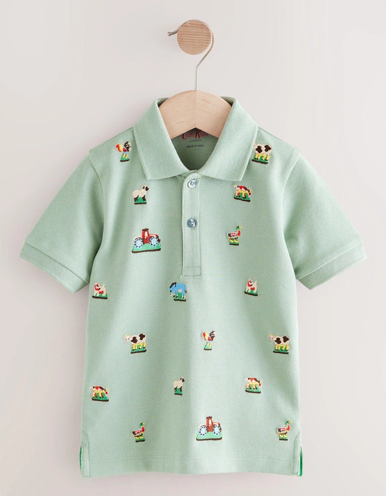 Farmyard Polo Top - Green