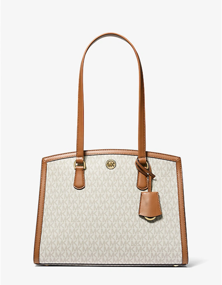 Chantal Medium Signature Logo Tote Bag