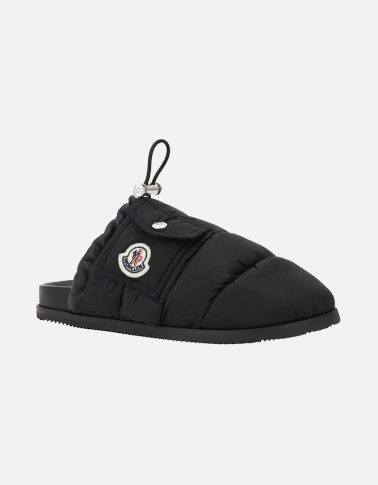 Mon Pocket Mules Women - Black Sandals