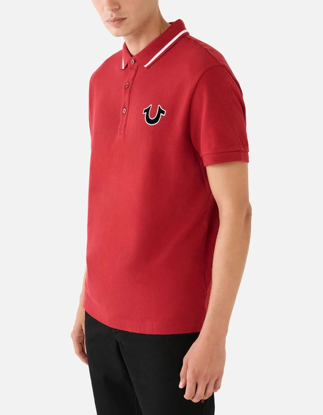 Mens Polo Shirt Regular Fit Signature Horseshoe Pique Polo Shirts