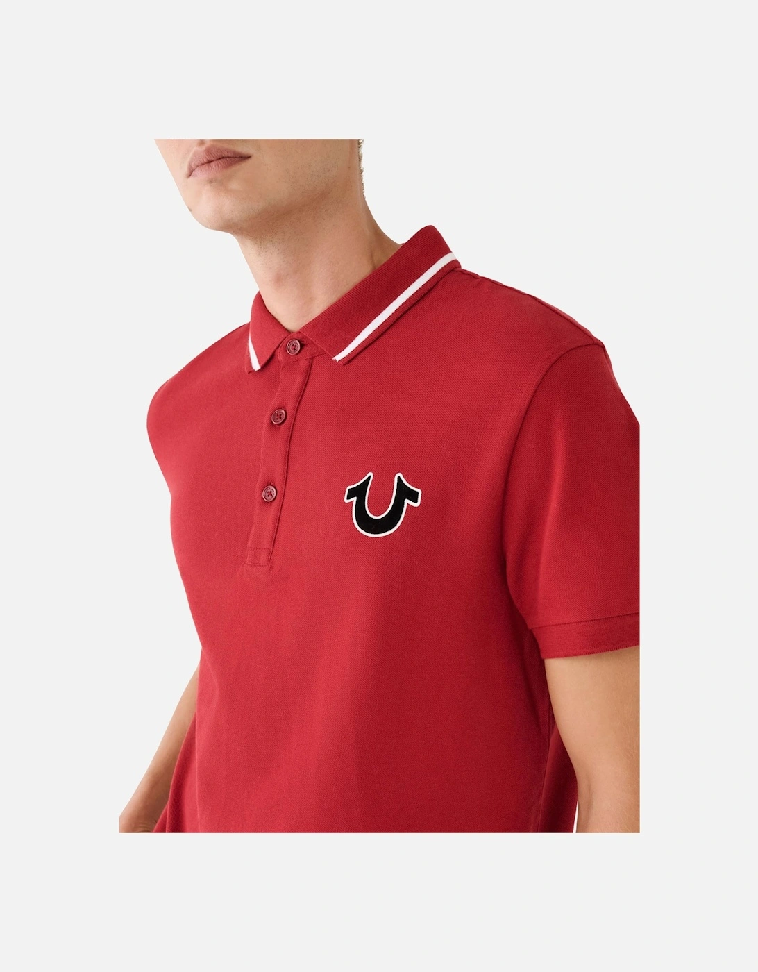 Mens Polo Shirt Regular Fit Signature Horseshoe Pique Polo Shirts