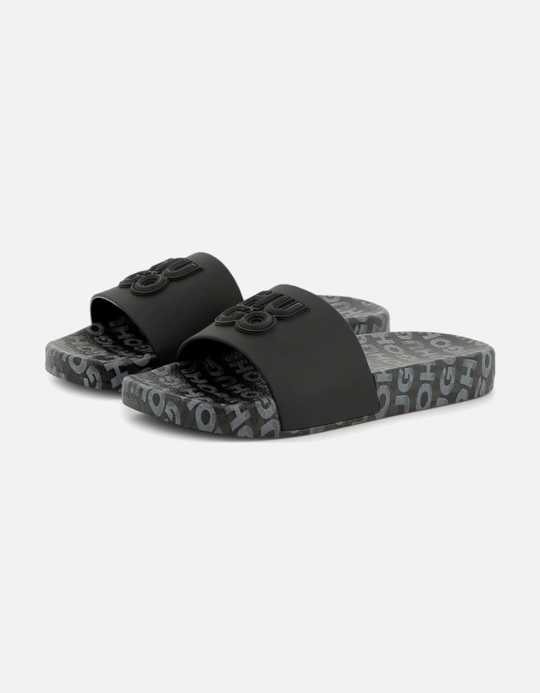 HUGO BLACK SLIDERS G00298