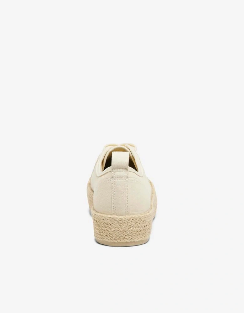 Women's Lida 1 Lace Up Espadrille Sneaker Creme