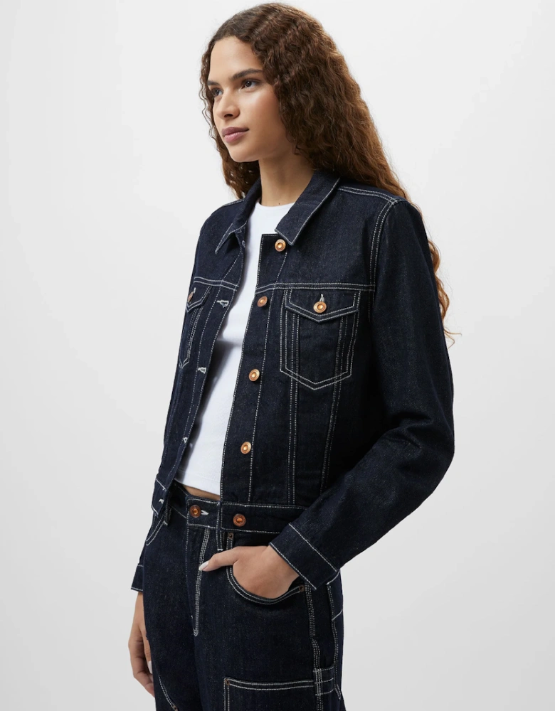 Denver Denim Jacket Clean Indigo Denim