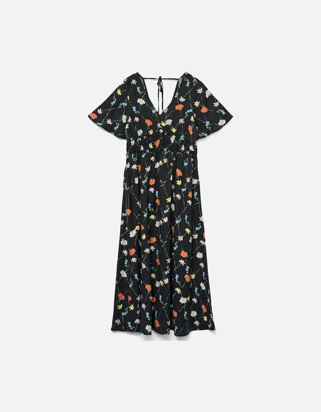 Flora Olga Short Sleeve 7/8 Dress Black, 2 of 1