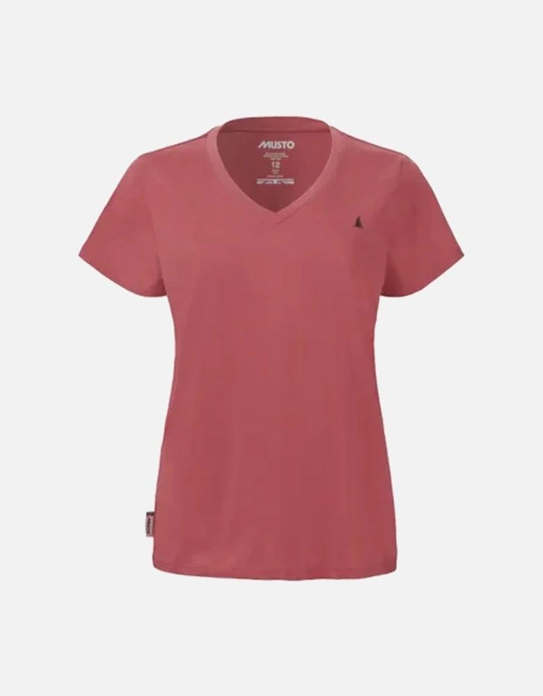 Women's Original V-Neck Short Sleeve T-Shirt Sweet Raspberry