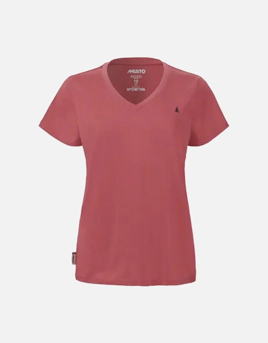 Women's Original V-Neck Short Sleeve T-Shirt Sweet Raspberry, 2 of 1