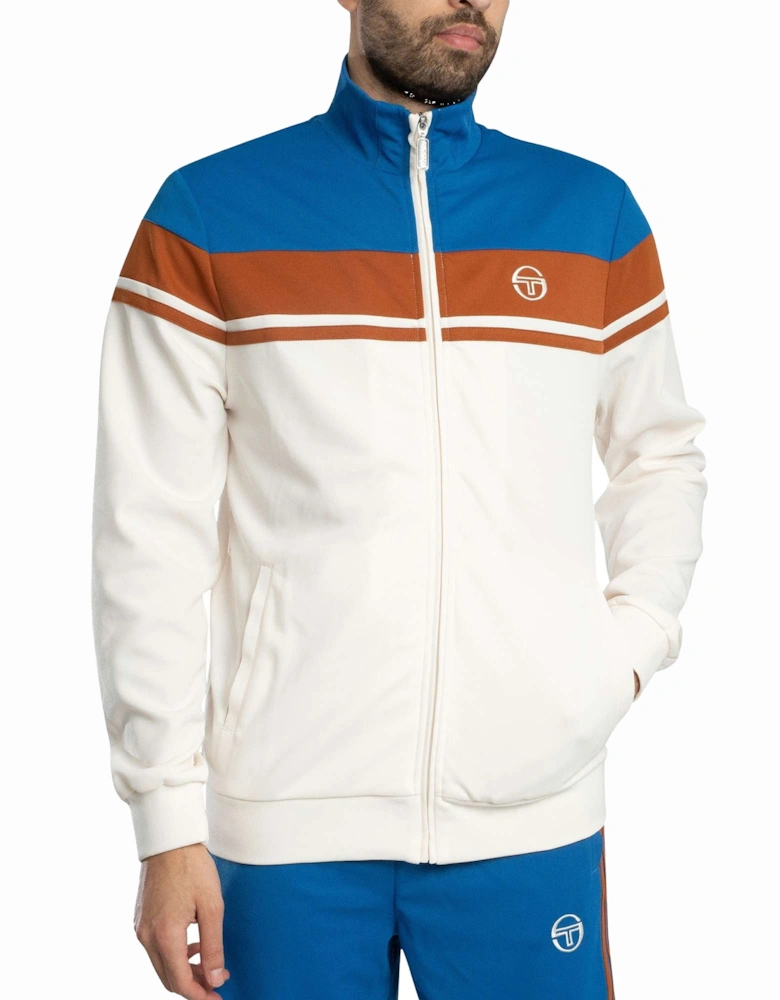 Damarindo Track Top Jacket Nautical Blue/Gardenia/Mocha Bisque