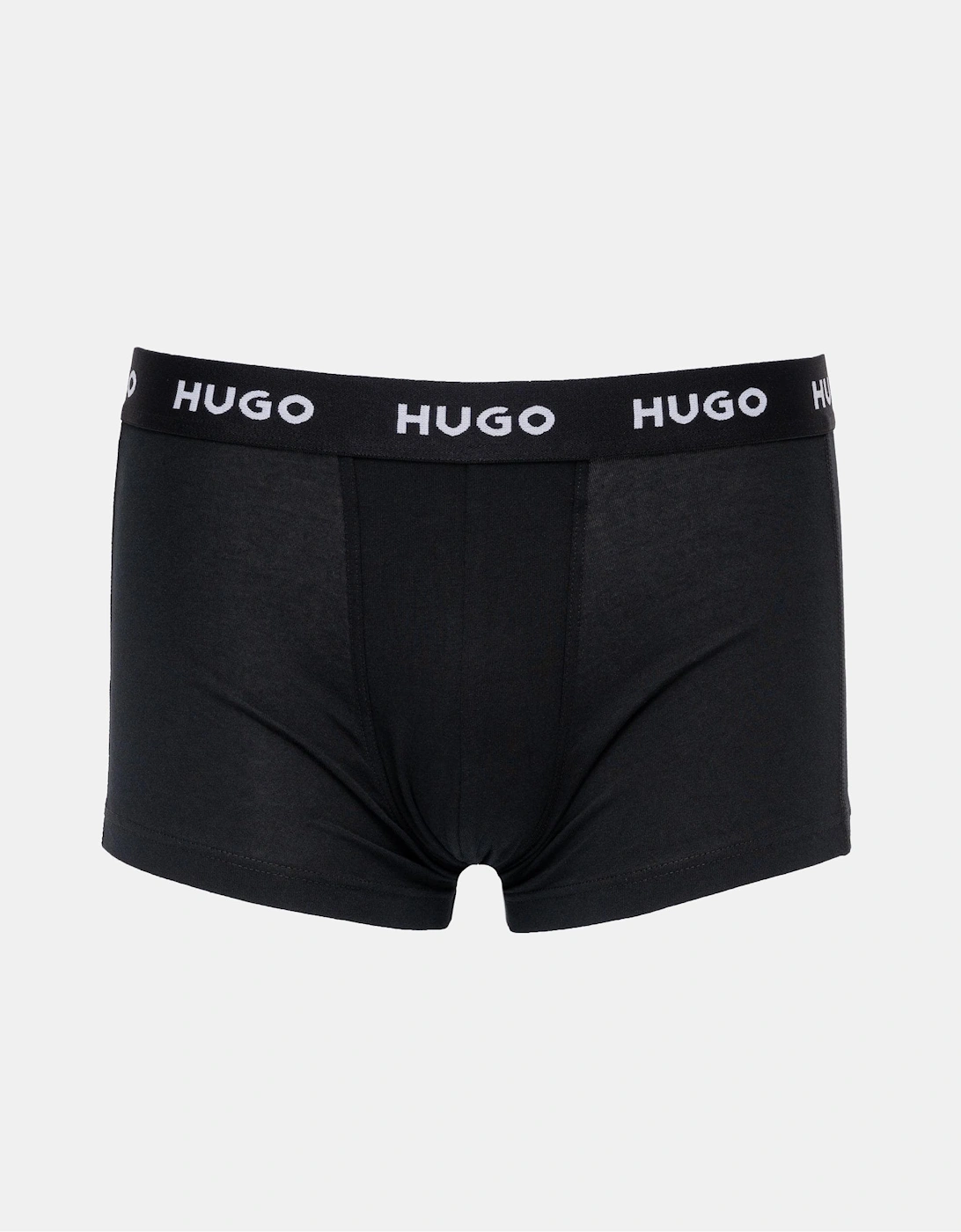 HUGO 3-Pack Mens Trunks with Coloured Waistbands