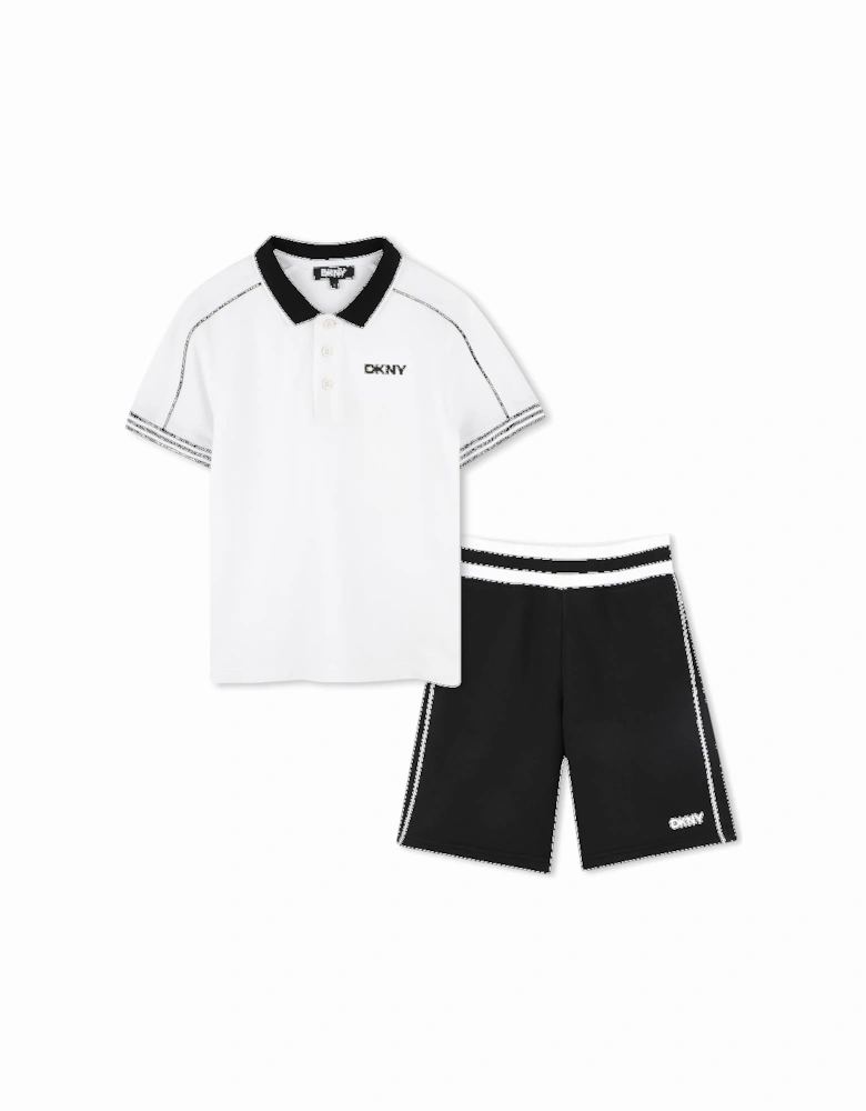 POLO SHIRT SHORTS SET D62225