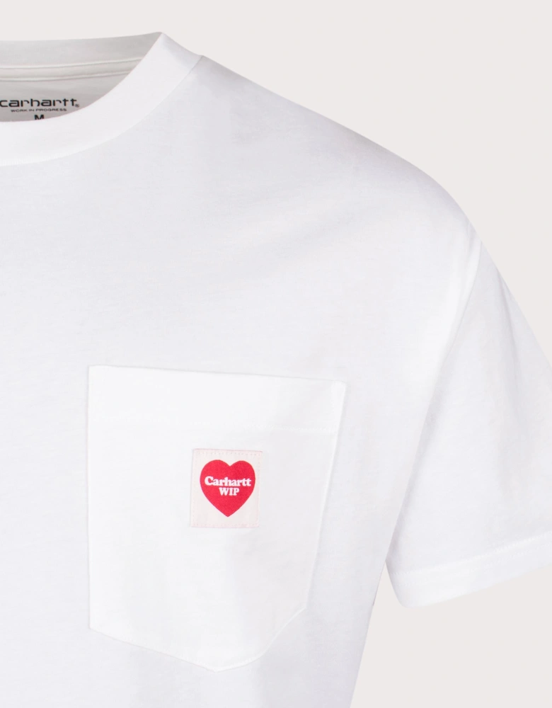 Relaxed Fit Pocket Heart T-Shirt