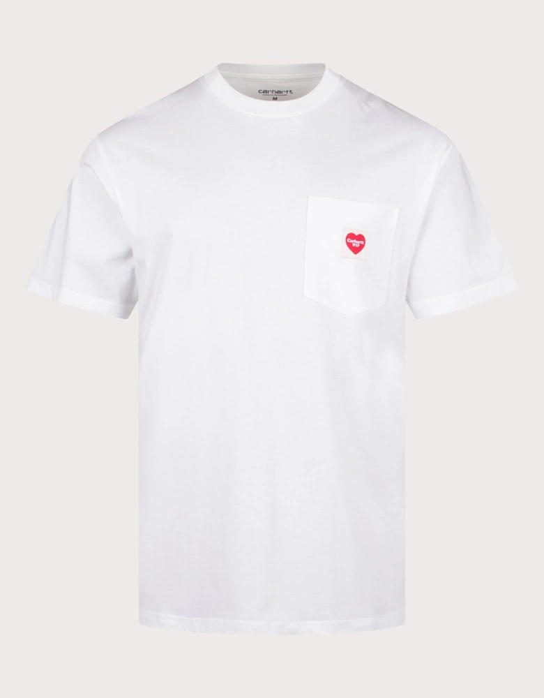 Relaxed Fit Pocket Heart T-Shirt