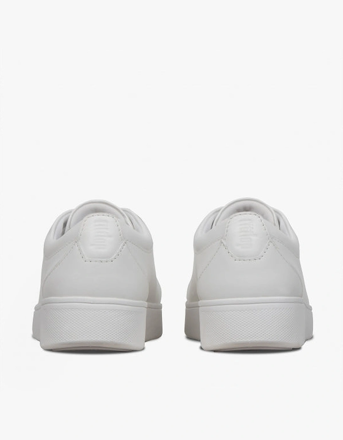 RALLY Womens Leather Trainers Urban White